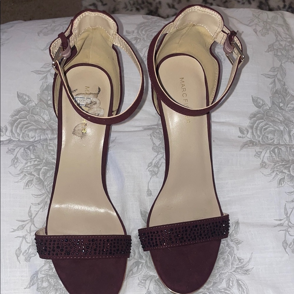 Marc Fisher Brown Heels with Elegant Design